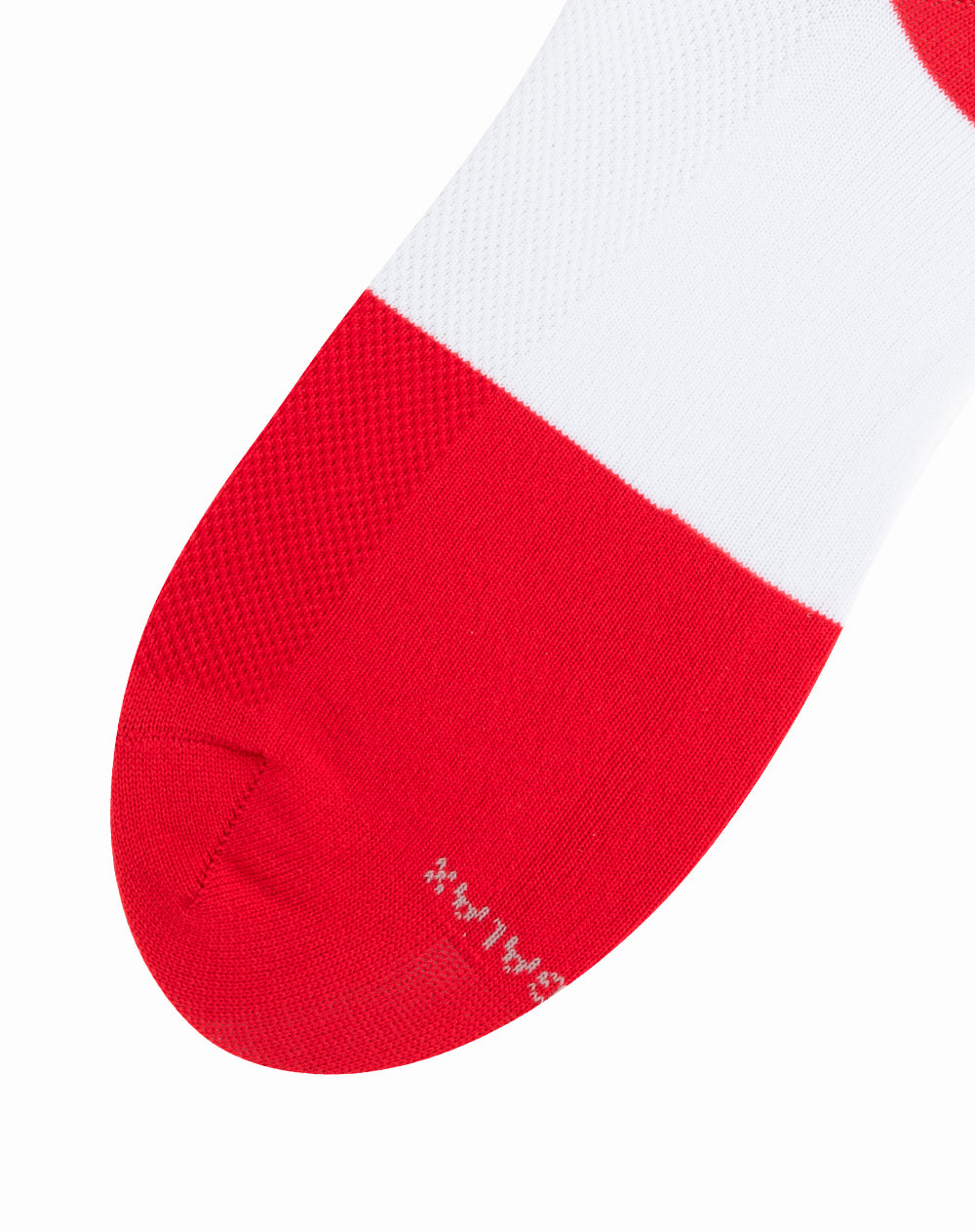 Medias para hombre tobilleras cortas transpirables blancas y rojas