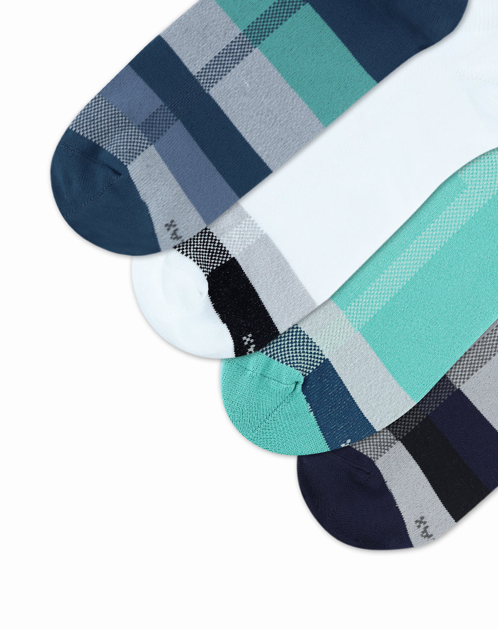 Medias hombre tobillera corta pack x4 surtido | 10-12