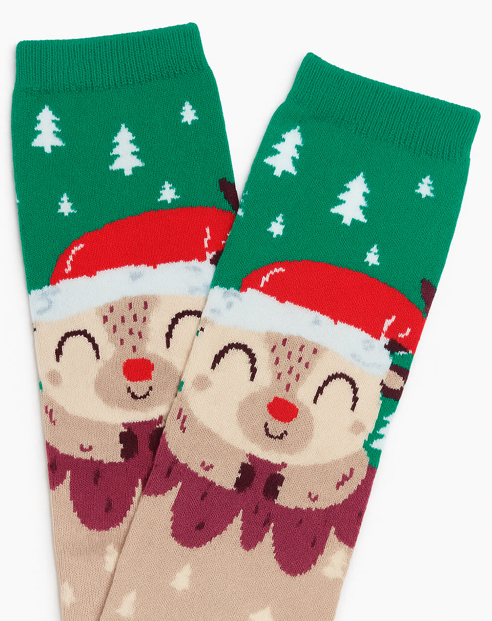 Medias unisex largas reno navidad