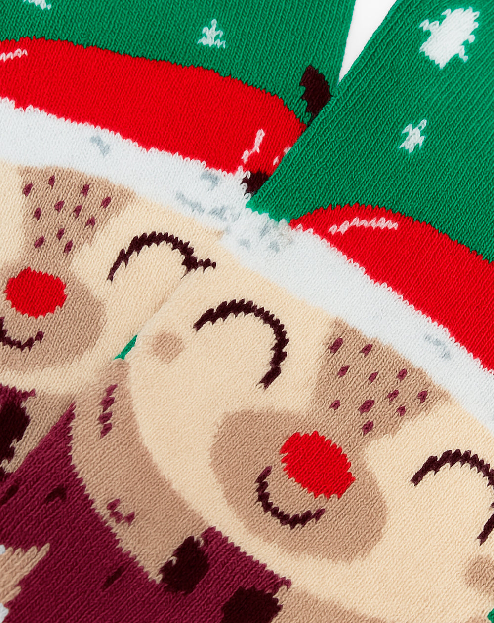 Medias unisex largas reno navidad