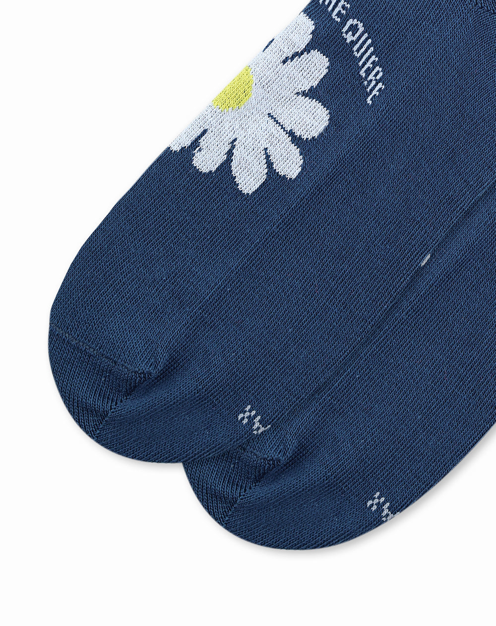 Medias unisex largas azules dibujo + empaque