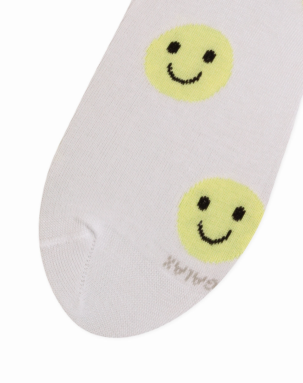 Medias  unisex largas empaque especial blancas carita feliz