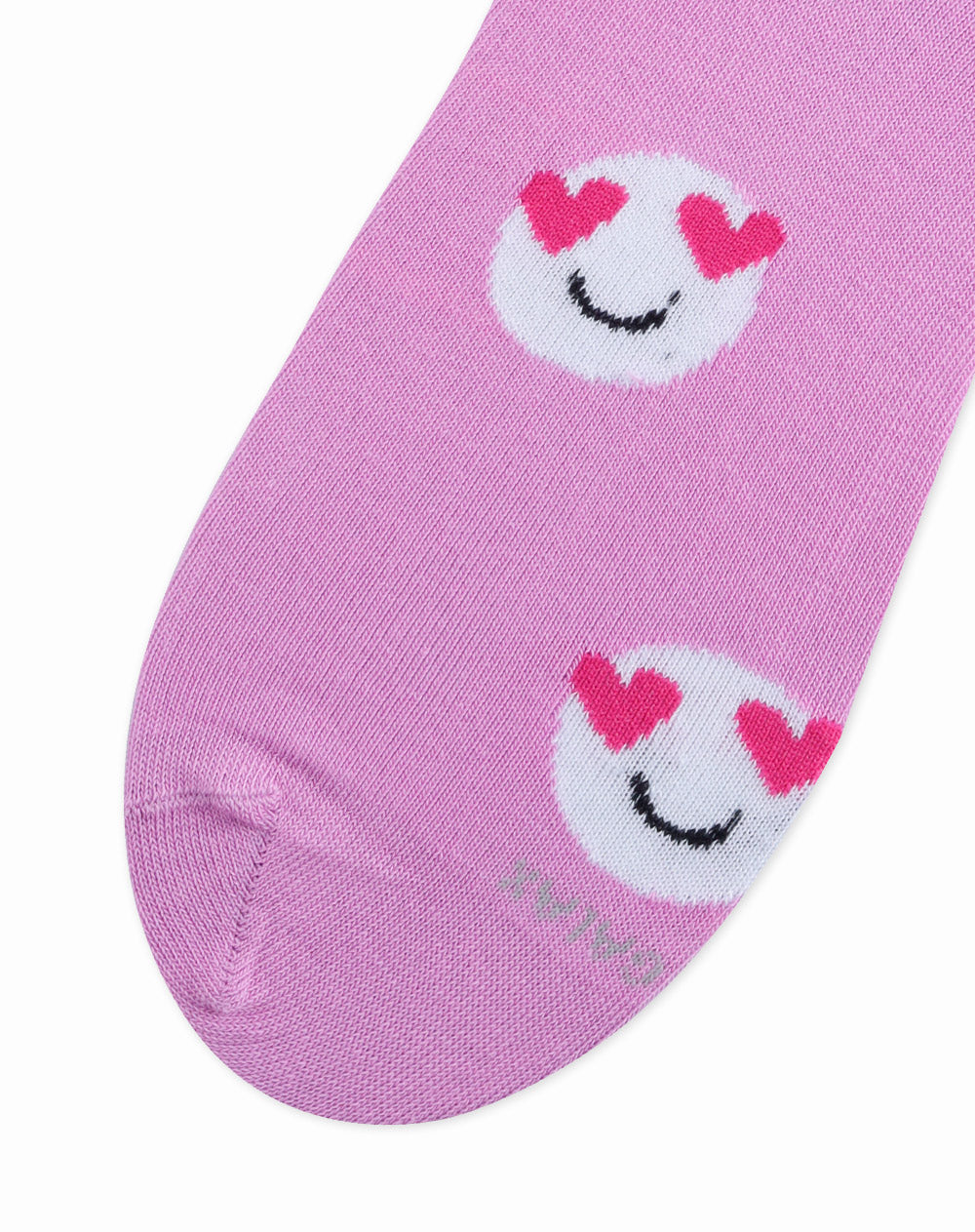 Medias  unisex largas empaque especial moradas carita enamorada
