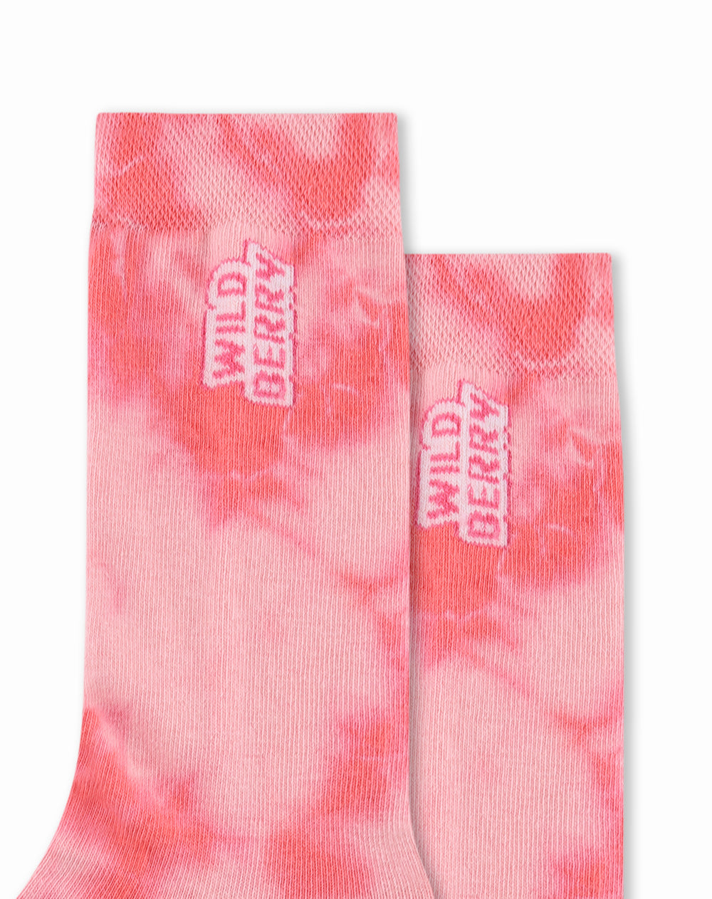 Medias unisex largas rosadas dibujo + empaque