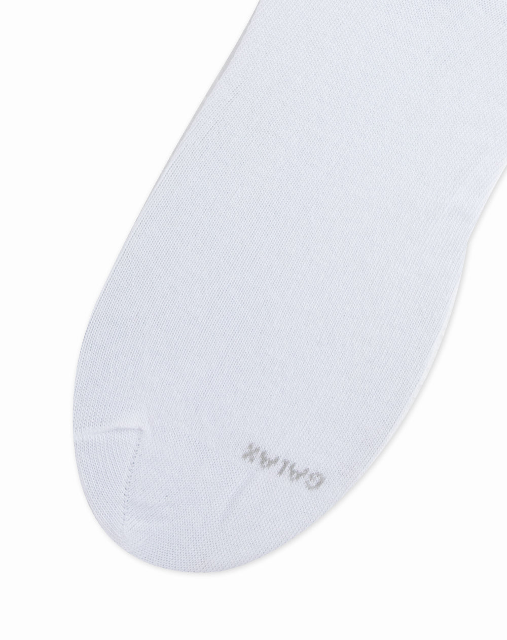 Medias para hombre largas  blancas acanaladas