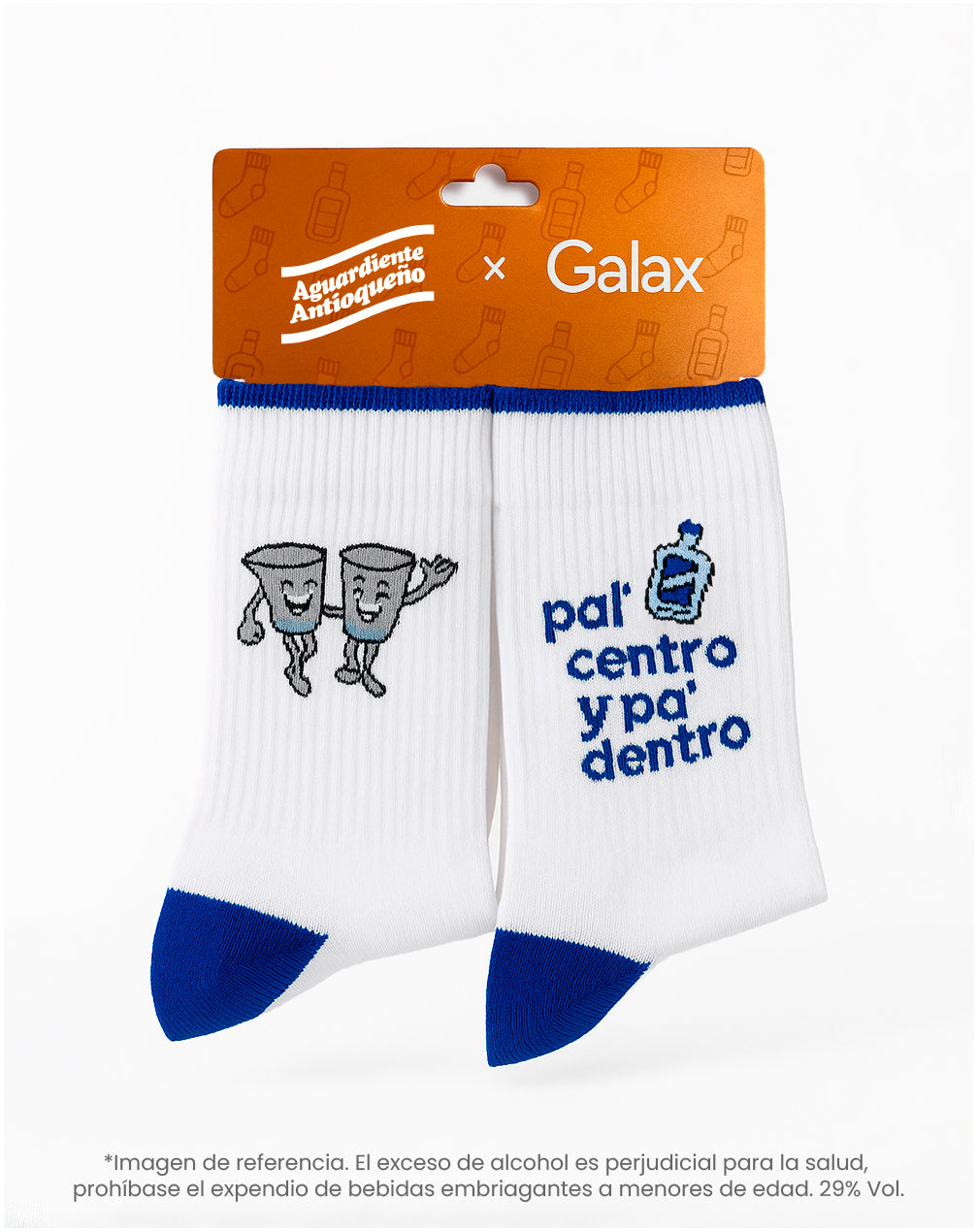 Medias cortas blancas dibujo