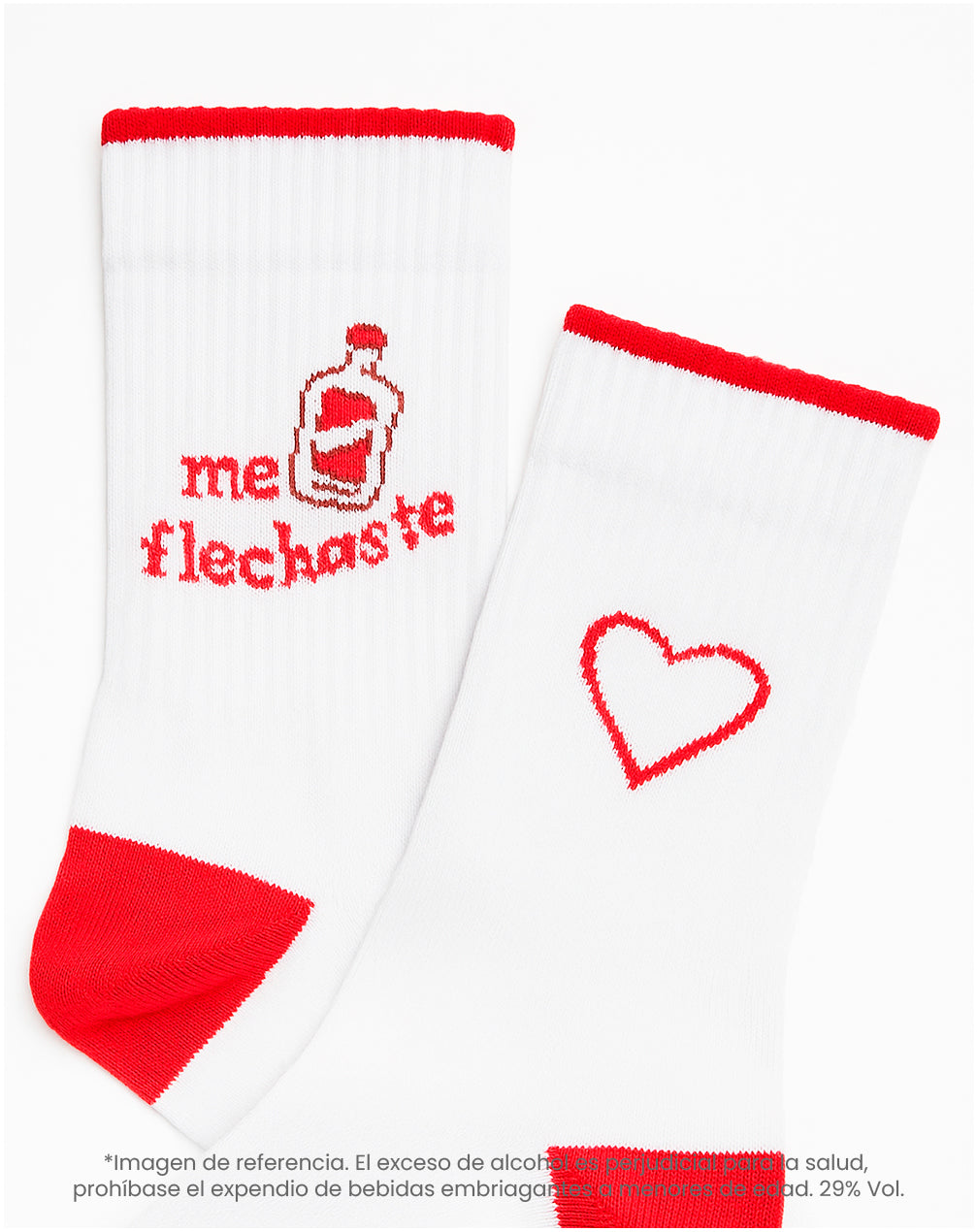 Medias cortas blancas dibujo