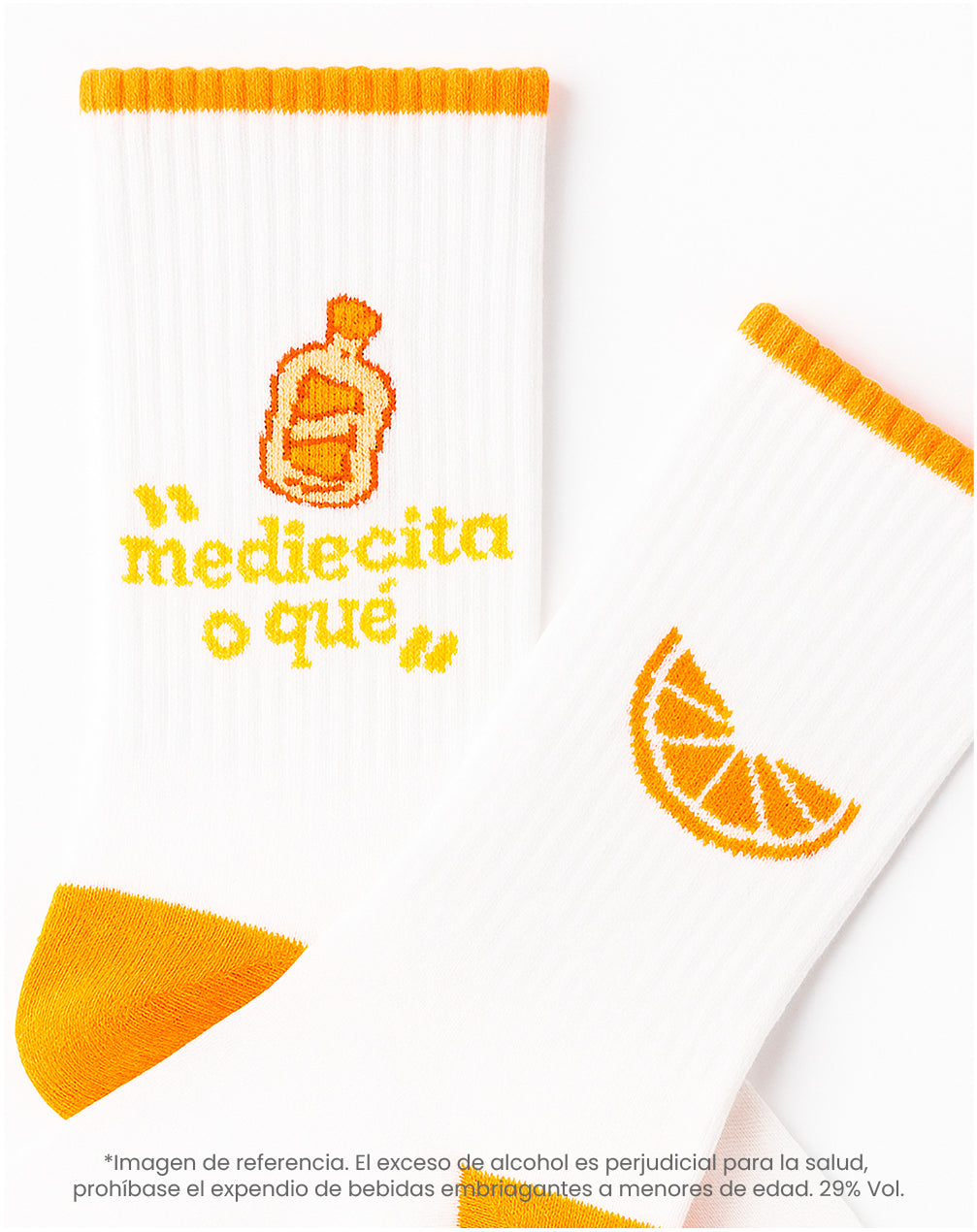 Medias cortas blancas dibujo