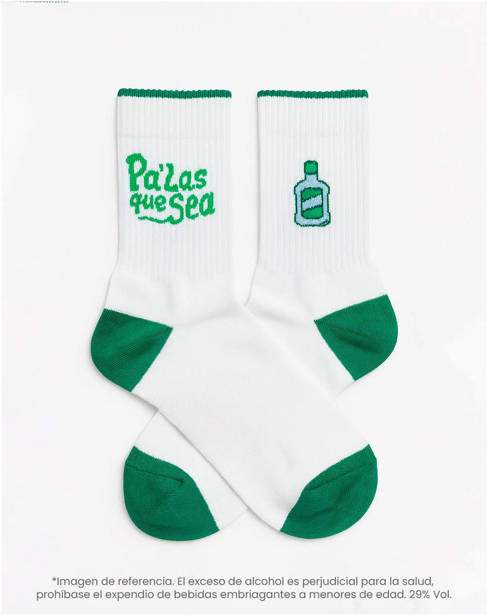 Medias cortas blancas dibujo