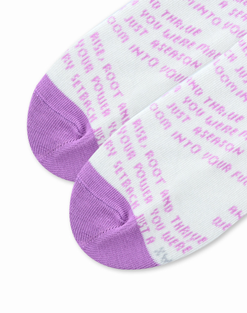 Medias mujer tobillera corta moradas dibujo | 9-11