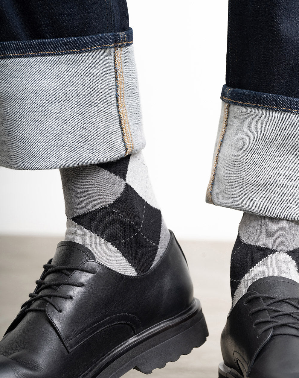 Medias para hombre largas paquete x3 unds surtidas