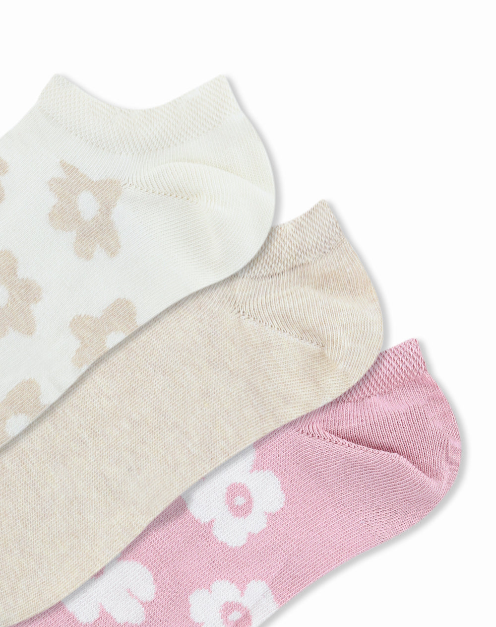 3 pares de medias tobilleras surtido