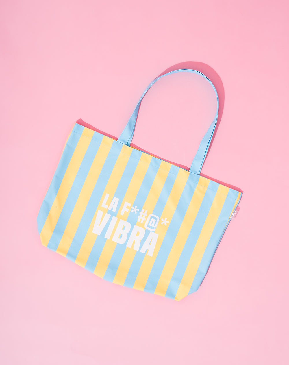 Bolso amarillo rayas