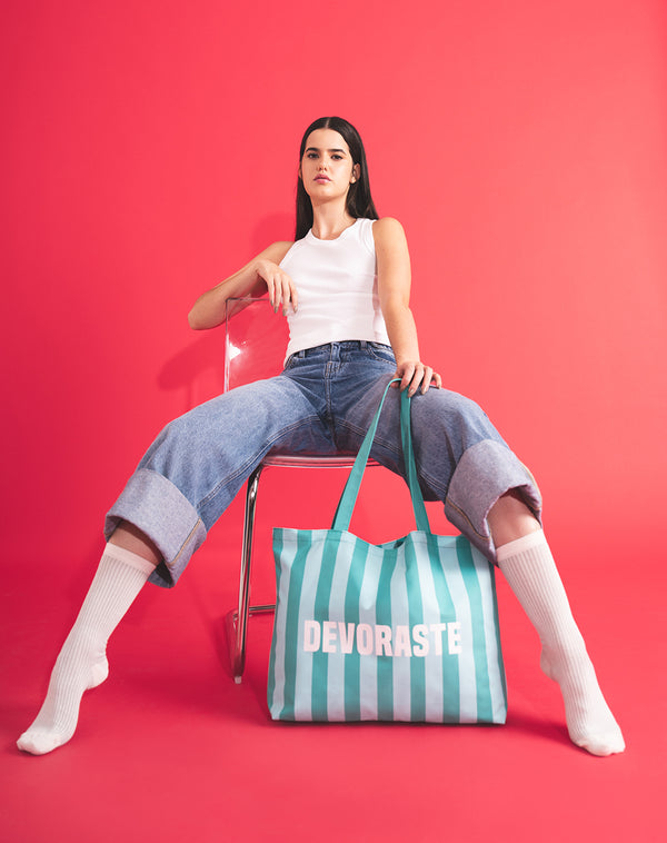 Tote bag rayas Galax