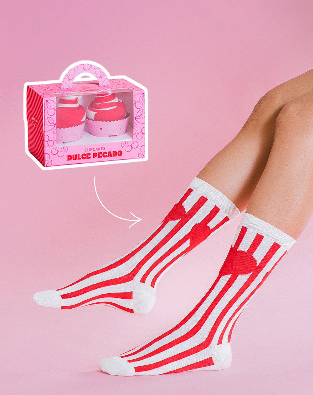 Medias unisex largas habanas dibujo + empaque