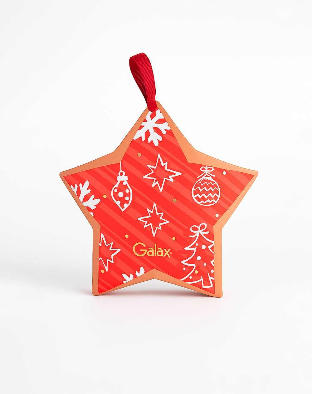 Medias unisex largas rojas navidad + empaque