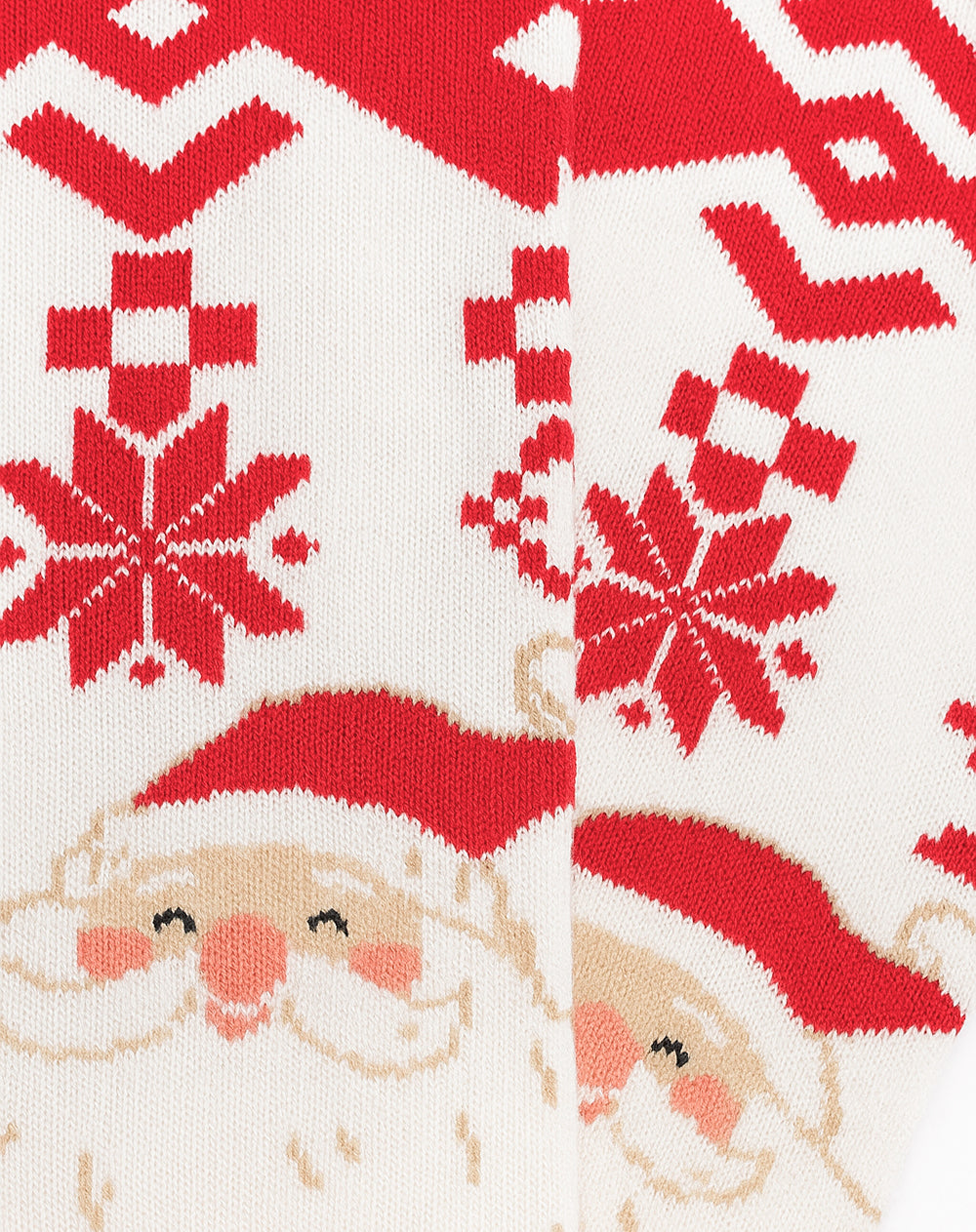 Medias unisex largas rojas navidad + empaque