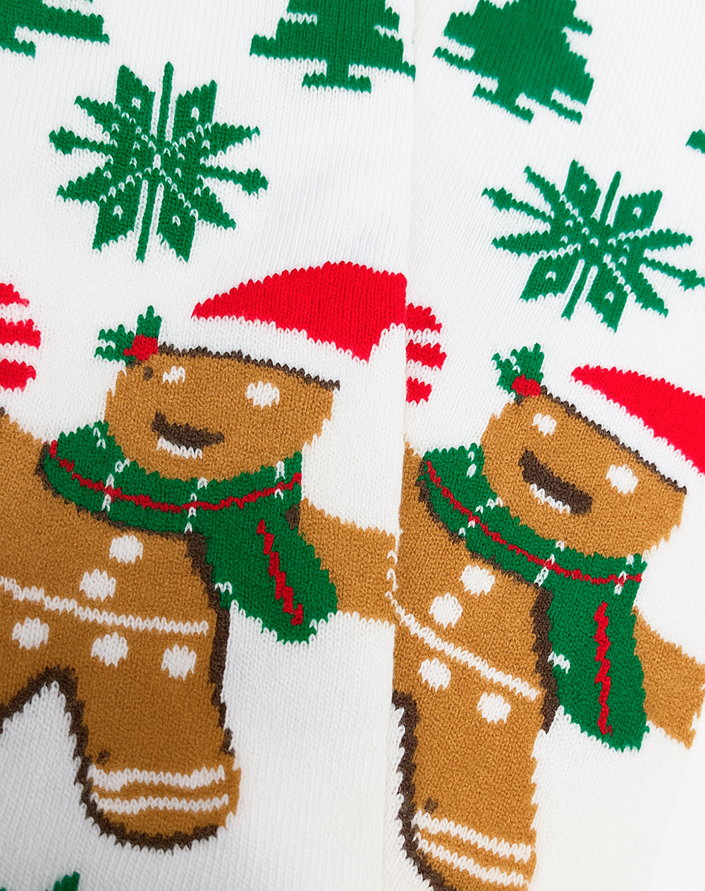 Medias unisex largas verdes navidad + empaque