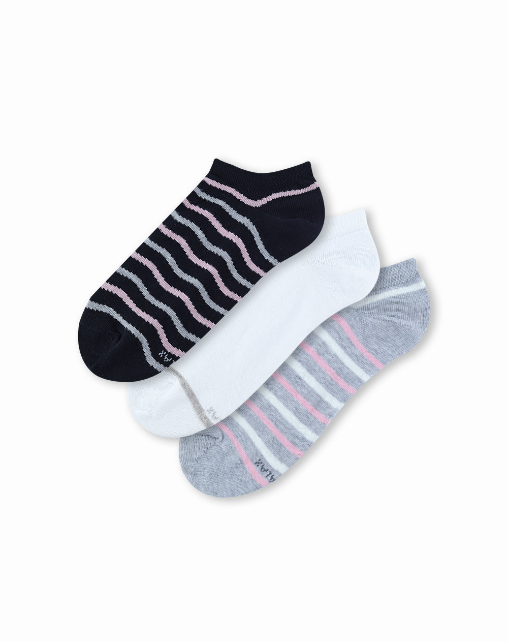 3 pares de medias tobilleras surtido