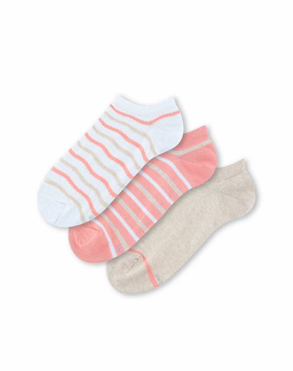 3 pares de medias tobilleras surtido