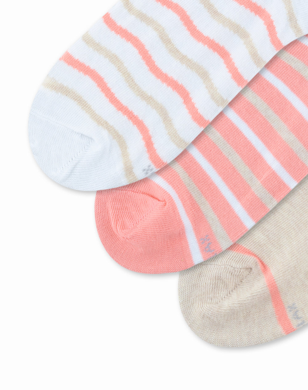 3 pares de medias tobilleras surtido