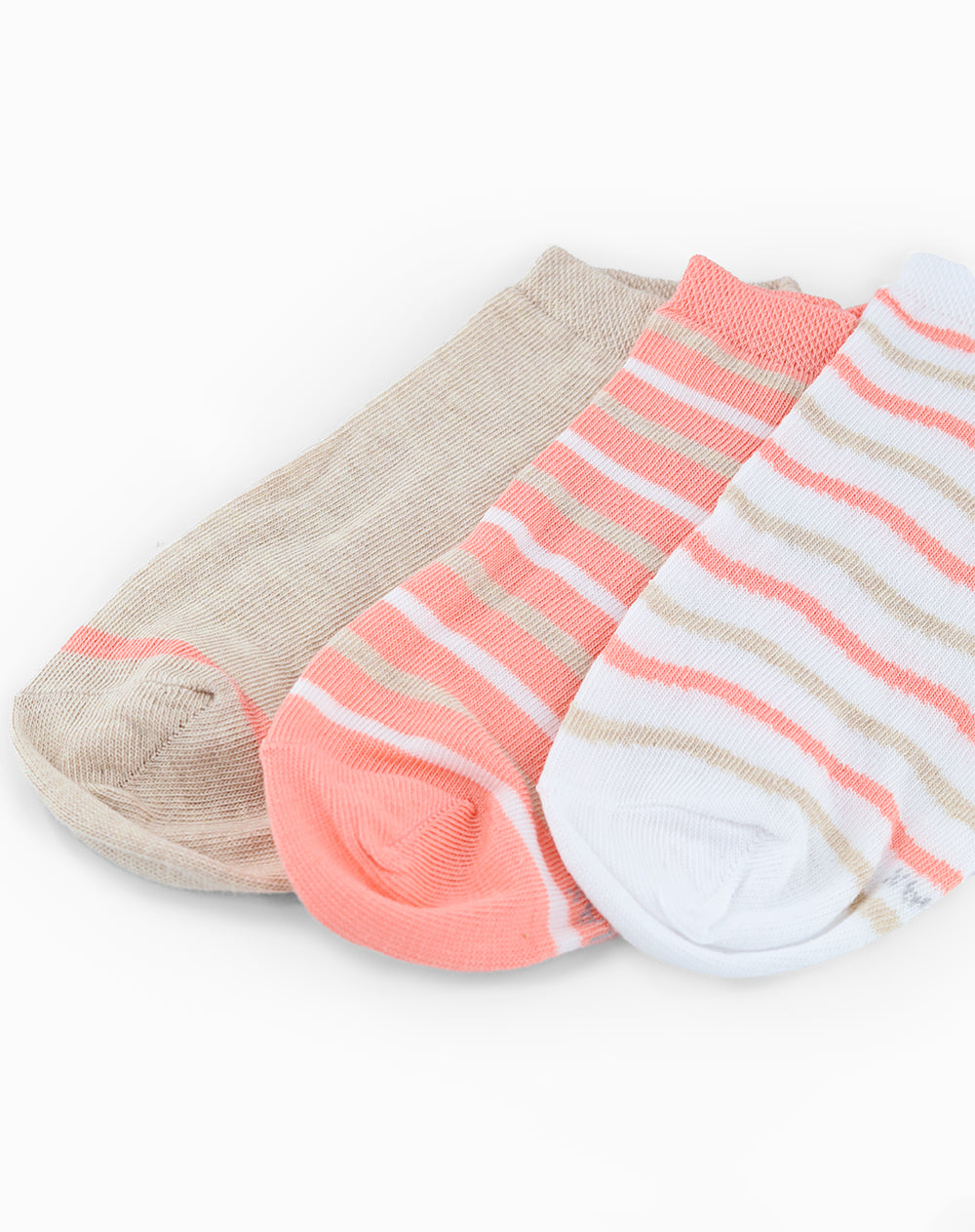 3 pares de medias tobilleras surtido