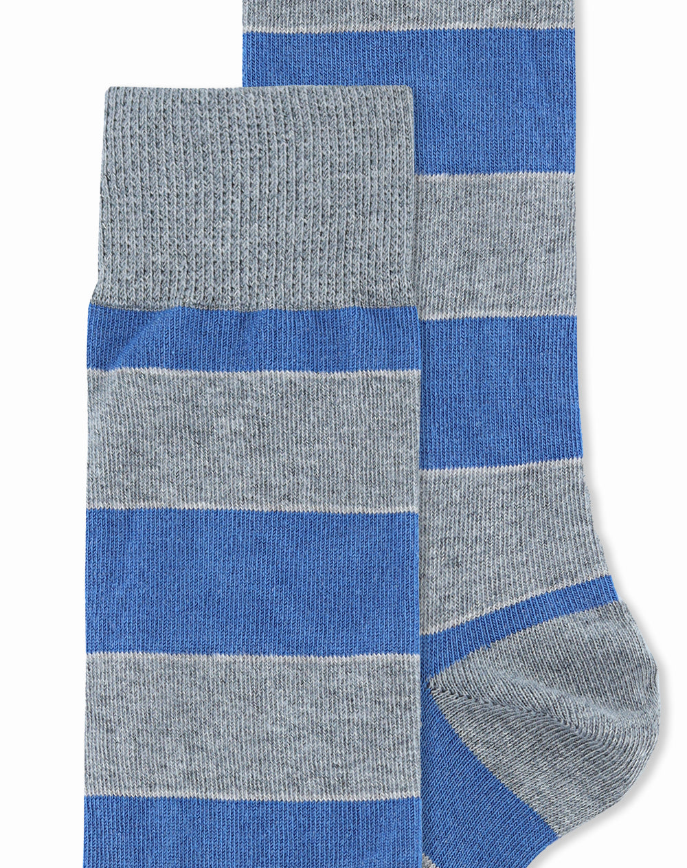 Medias hombre largas azules rayas | 10-12