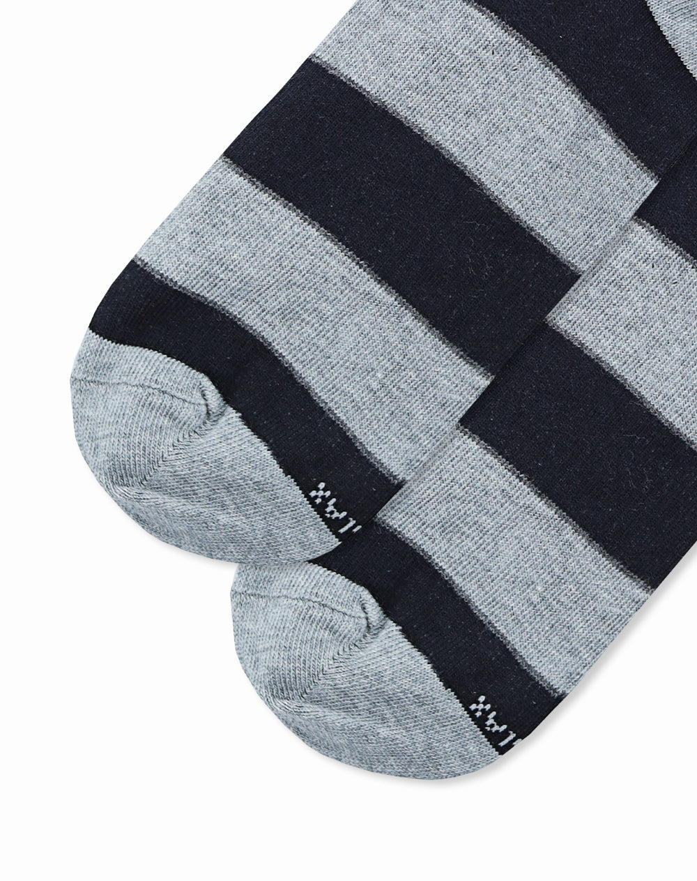 Medias hombre largas negro rayas | 10-12