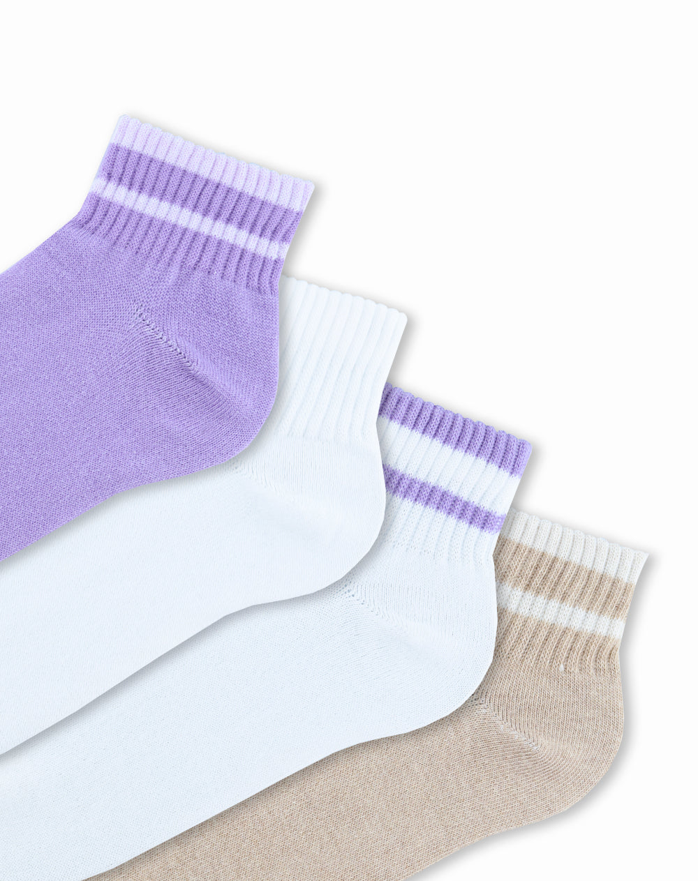 4 pares de medias cortas surtido