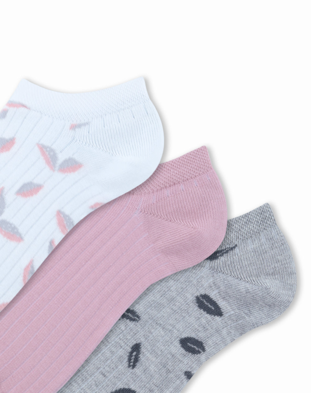 3 pares de medias tobilleras surtido