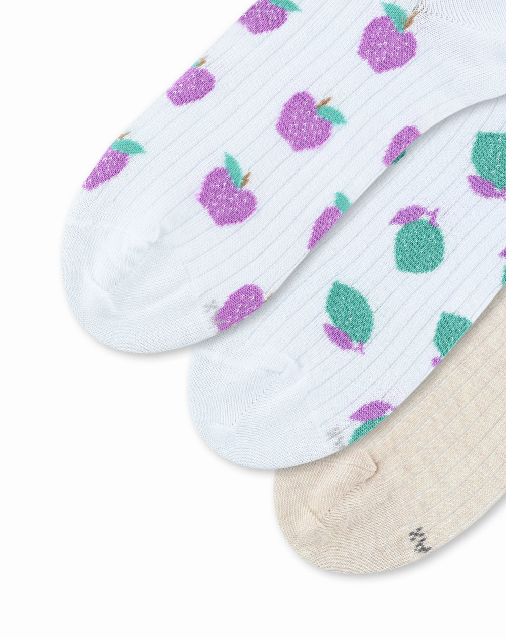 3 pares de medias tobilleras surtido