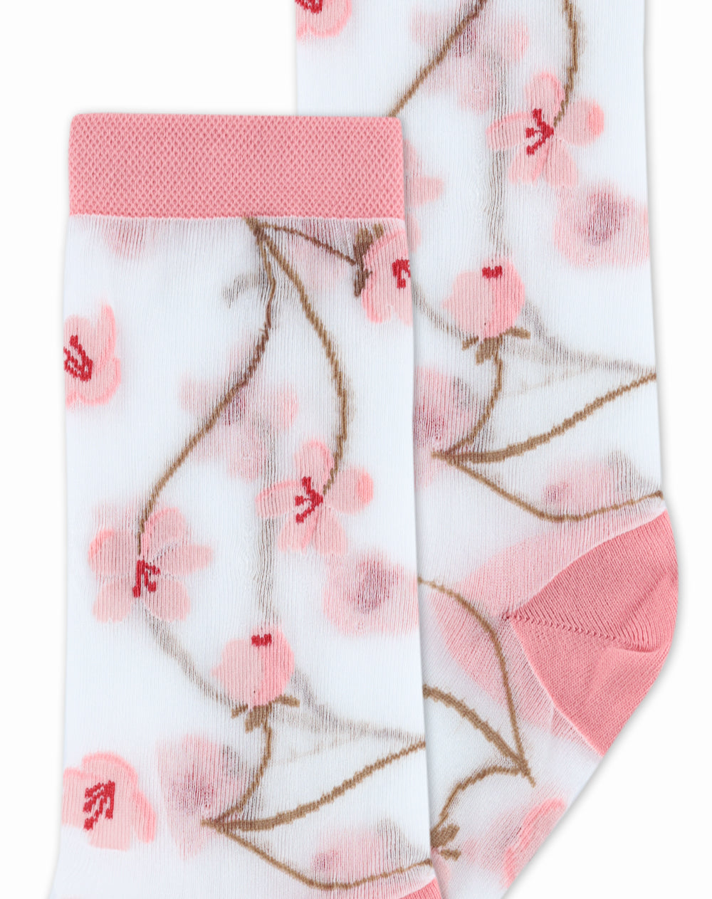 Medias largas rosadas dibujo