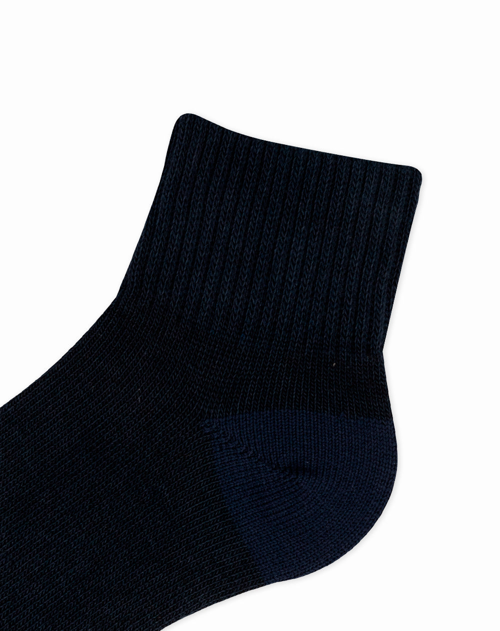 Medias para niños tobilleras  paquete x3 unds azules borde acanalado