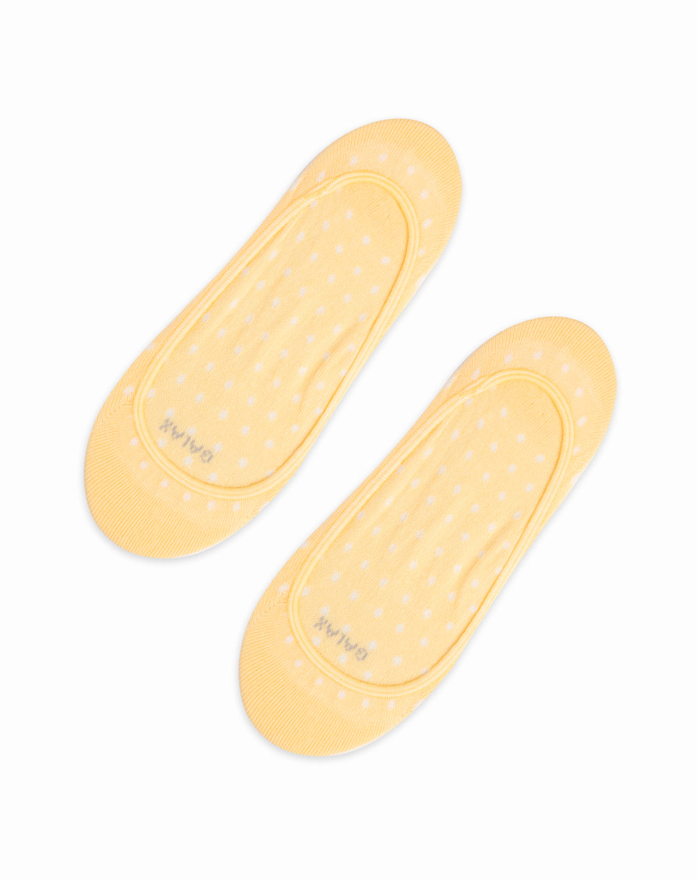 Medias para mujer tipo baleta escotadas amarillas
