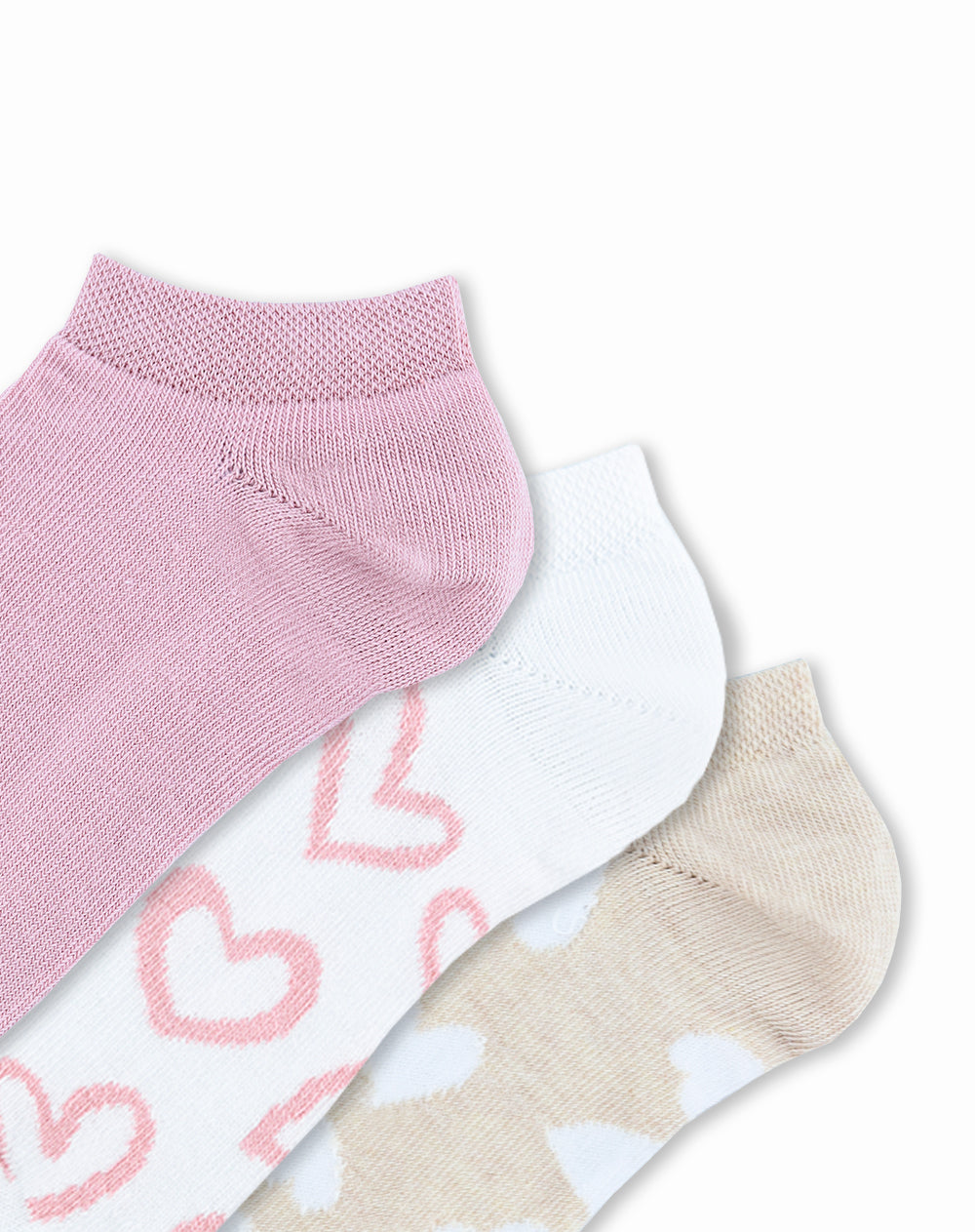 3 pares de medias tobilleras surtido