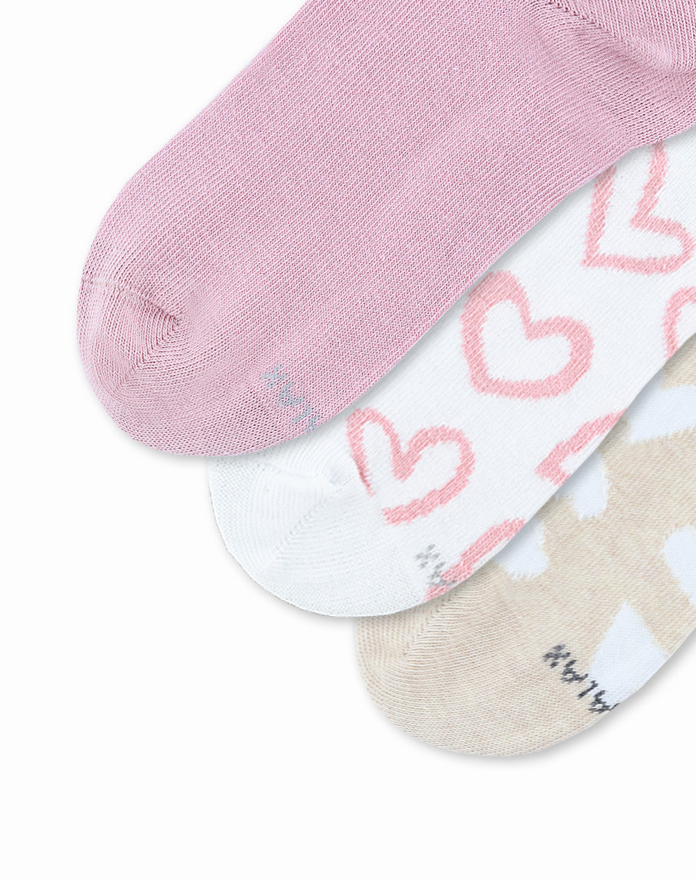 3 pares de medias tobilleras surtido