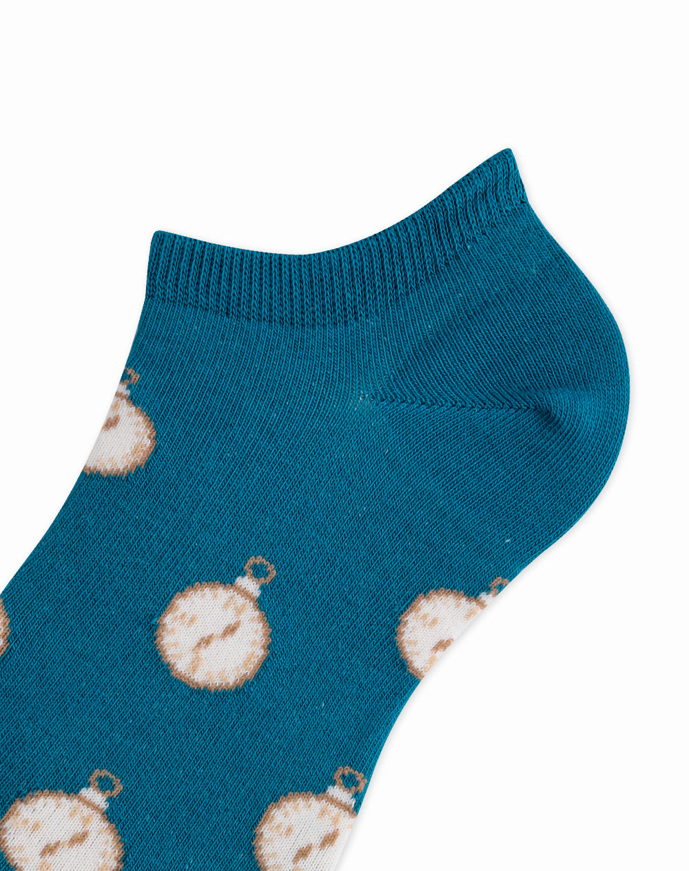 Medias para hombre tobilleras cortas  azules con relojes