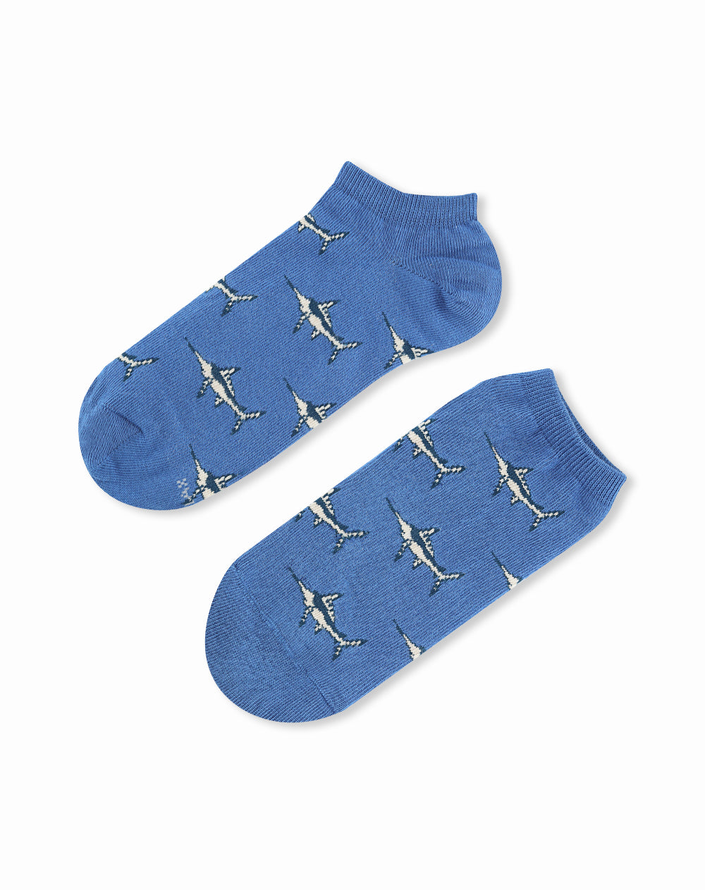Medias tobilleras azules dibujo