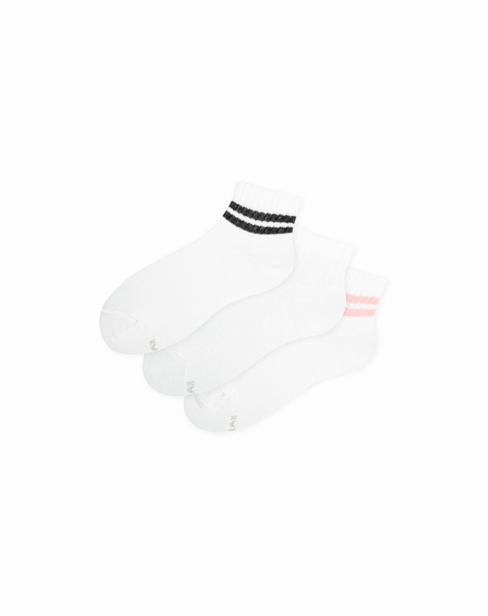 Medias para niñas tobilleras paquete x3 unds surtidas