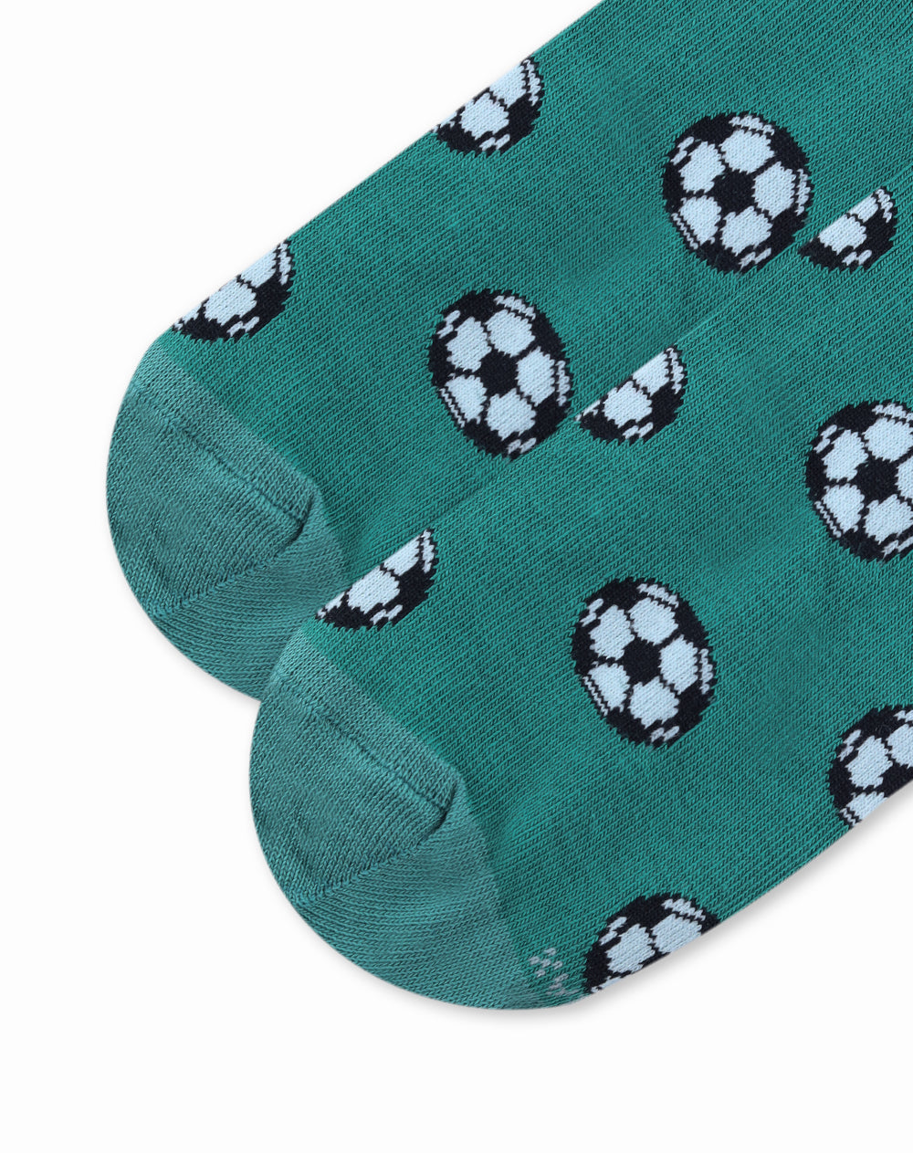 Medias hombre tobillera corta verdes dibujo | 10-12