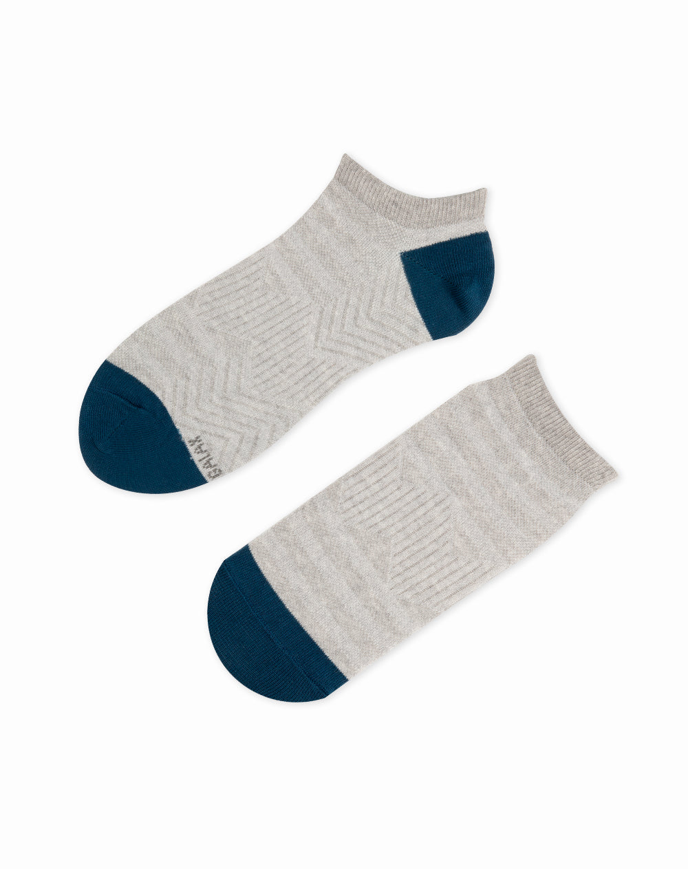 Medias para hombre tobilleras cortas transpirables gris jaspe