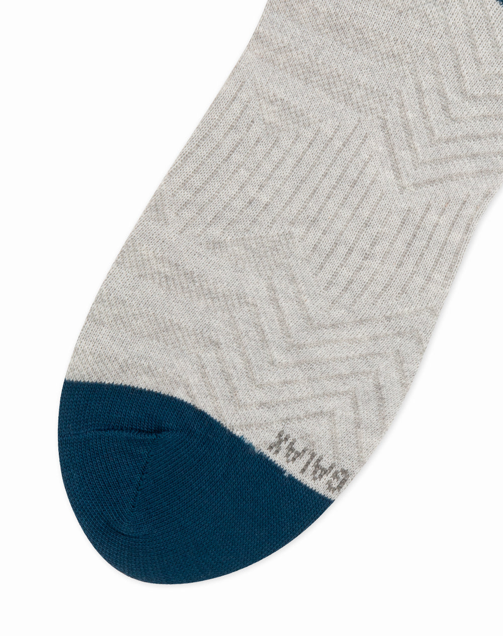 Medias para hombre tobilleras cortas transpirables gris jaspe