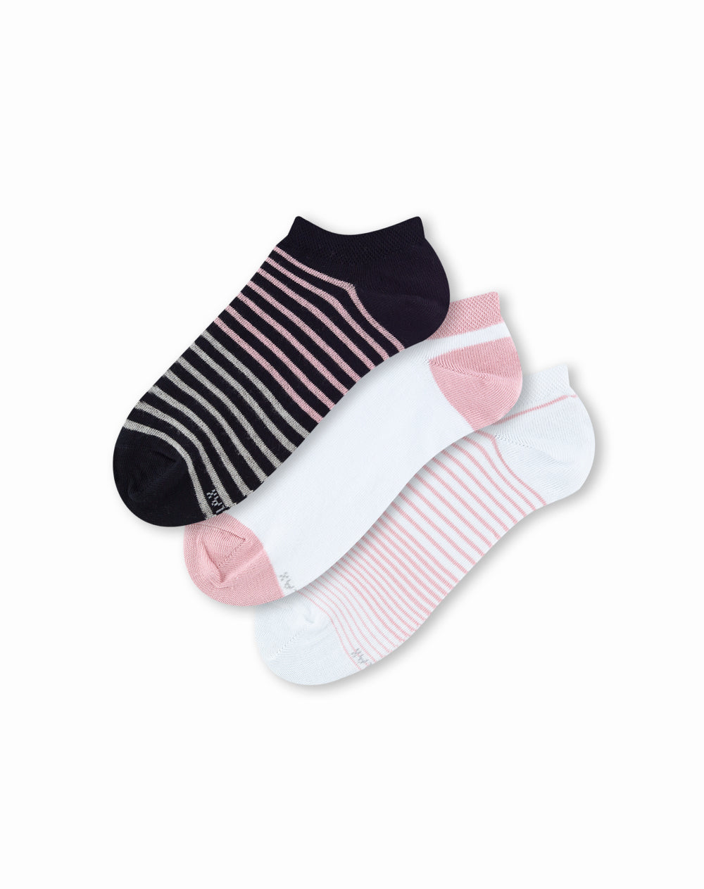 3 pares de medias tobilleras surtido