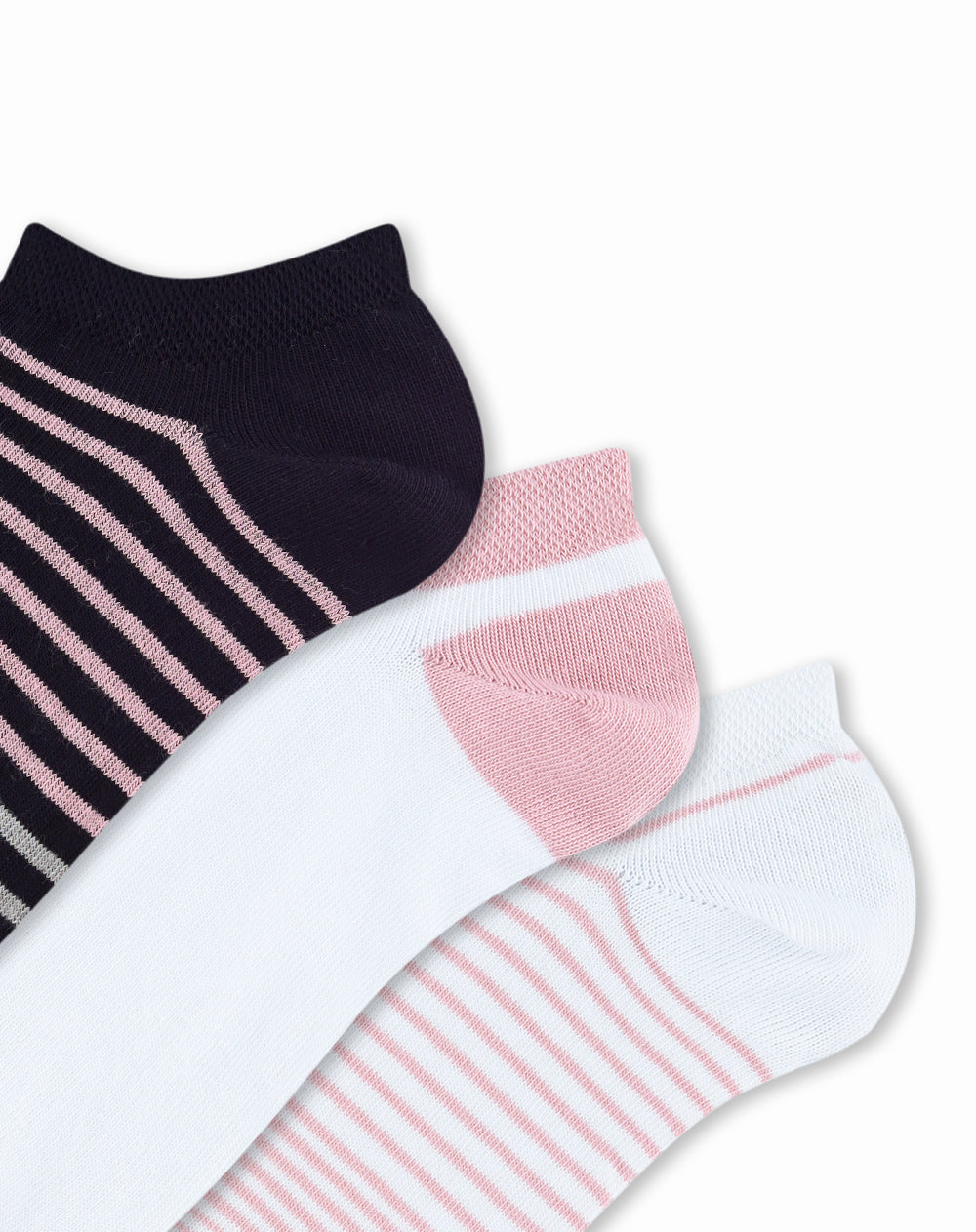 3 pares de medias tobilleras surtido