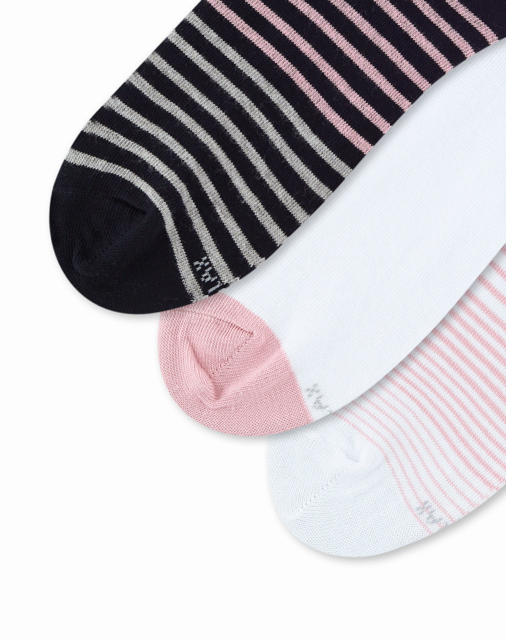 3 pares de medias tobilleras surtido