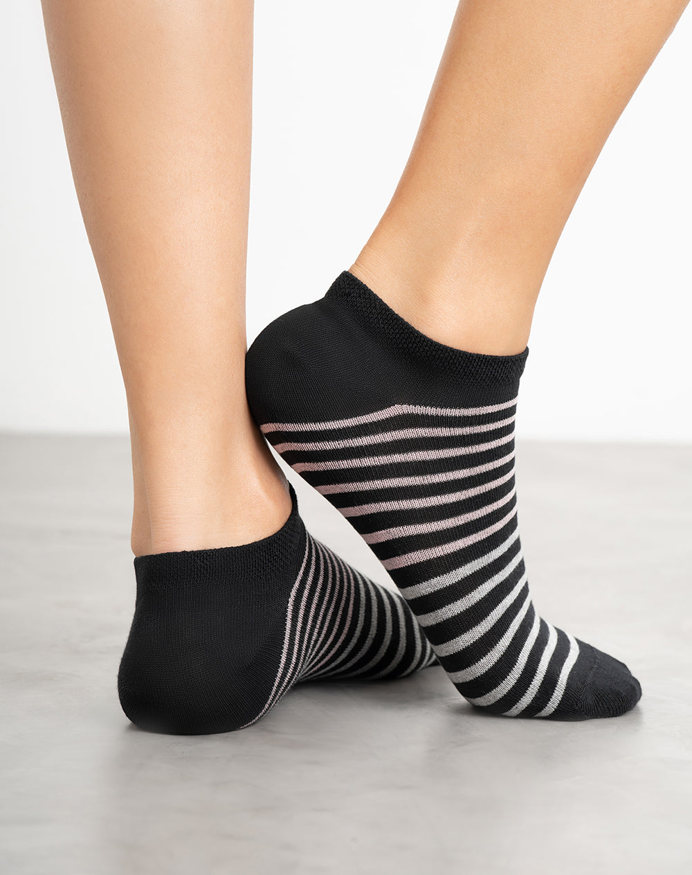 Medias mujer tobillera corta pack x3 surtido | 9-11