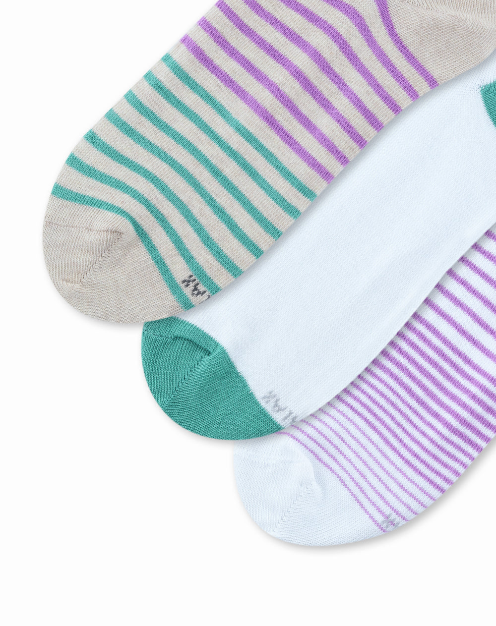 3 pares de medias tobilleras surtido