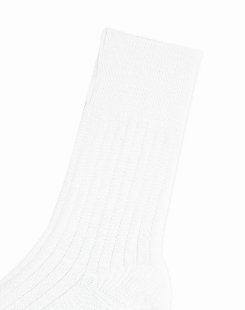 2 pares de medias largas blancas