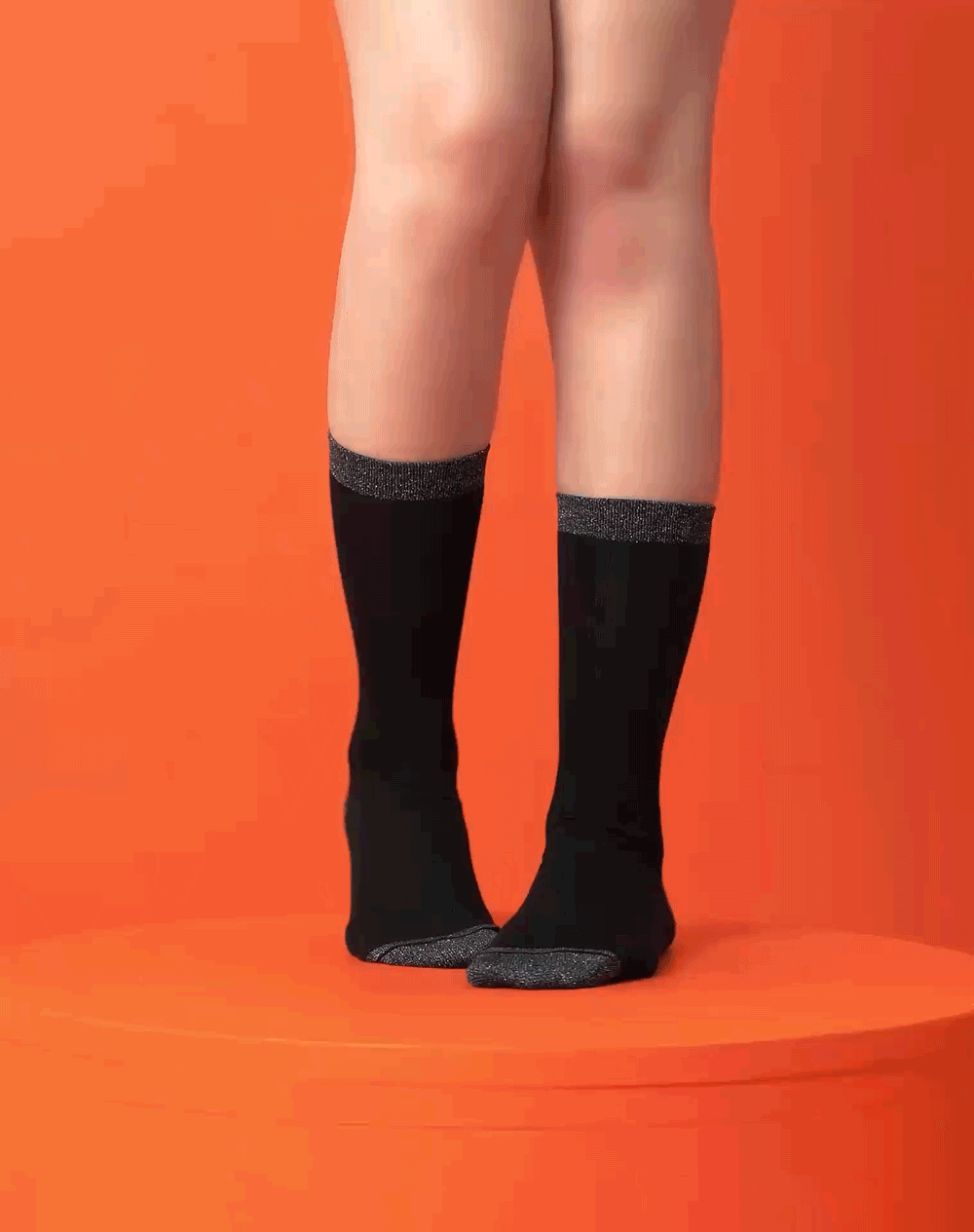 Medias para mujer largas paquete x5 unds surtidas
