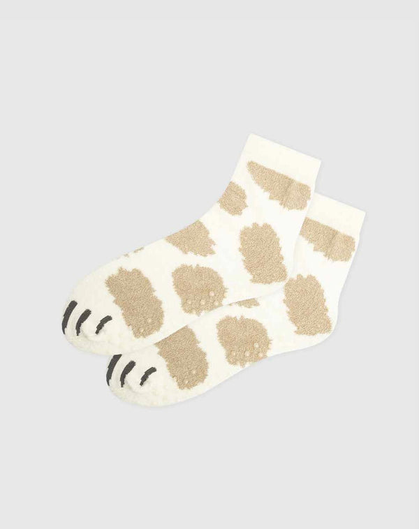 Medias  unisex largas calentadoras habano antideslizantes